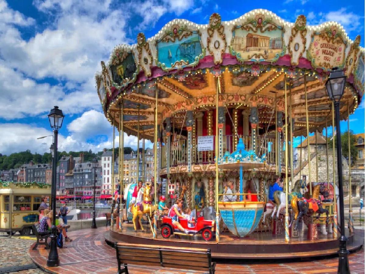 Le Fleur"H"On 11 D'Honfleur, T2 En Residence Avec Piscine, Wifi Et Parking Gratuits Équemauville Eksteriør bilde